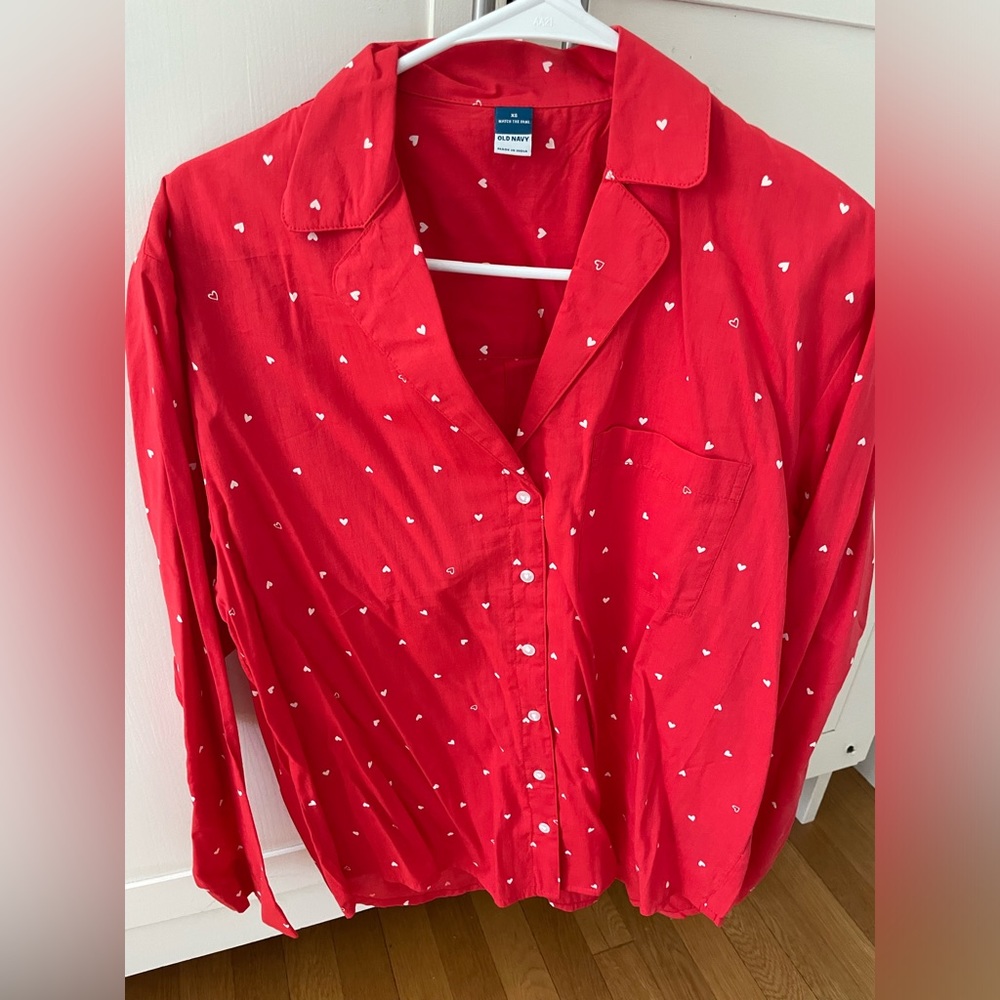 Old Navy Hearts Blouse